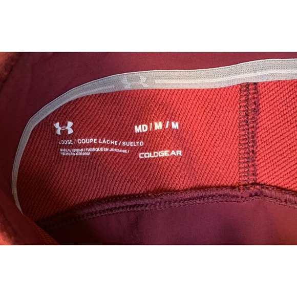 UNDER ARMOUR Loose Coldgear Stretch 1/4 Zip Morningside College Football MEDIUM - Picture 6 of 9